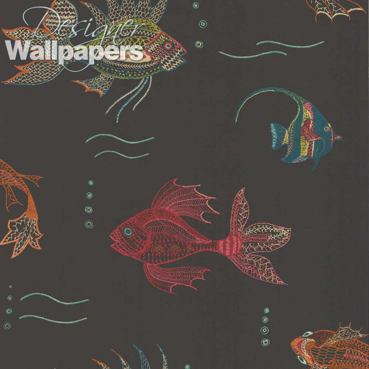 Nina Campbell Aquarium   Designer Wallpapers