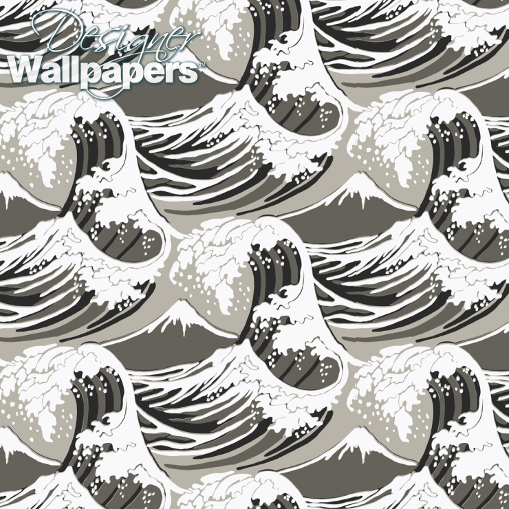Buy Cole and Son Great Wave - Free Next Day Delivery | Designer Wallpapers ™