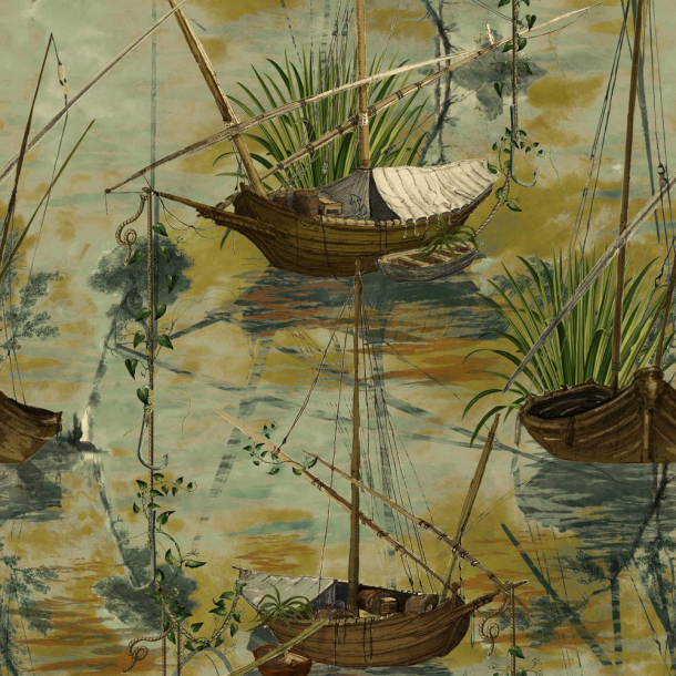 MOORED BOATS