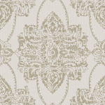 Today Interiors Dalia Damask 101402 Light cream and gold