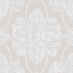 Today Interiors Dalia Damask 101406 Warm grey and silver