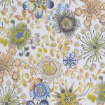 Missoni Home MAGIC GARDEN 10313 Intricate floral design in fresh greens, blues, yellow, beige, grey...