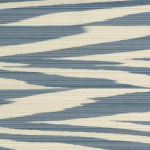 Missoni Home FLAMED ZIGZAG 10340 Sea blue and ivory zig zag pattern creates a striking visual