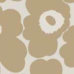 Marimekko UNIKKO 25100 Beige, dusty cream linen