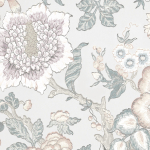 Jannelli & Volpi ARTICHAUT JV-7201 Pale stone, off-white, pale mauve, pale blue, grey - watercolour wa...