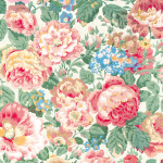 Jannelli & Volpi GRANDE ROSE JV-7222 Soft pale grey,
auve, ivory, cream, tan, green, blue and soft beige