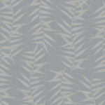 Armani Casa MADELEINE 9211 Soft grey background with light beige branches and fern motifs. Cre...