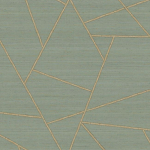Jannelli & Volpi PATCHWORK TROPICAL JV-6821 Pale aqua melange with champagne gold threads
