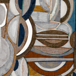 Jannelli & Volpi ECLETTICO JV-6963 Brown, white, grey, taupe, blue, saffron