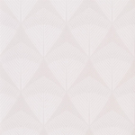 Designers Guild Veren PDG1032/06 Chalk - silver and light grey on a chalk white background