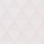 Designers Guild Veren PDG1032/06 Chalk - silver and light grey on a chalk white background