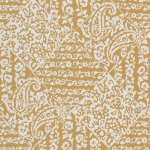 Designers Guild Felixton PWY9003/07 Ochre - white on an ochre background
