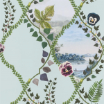  Coup de vent - Aqua & Blue Wallpaper PCL7016/03
