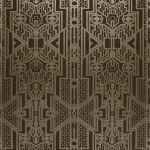  Brandt geometric - Brown & Beige Wallpaper PRL5011/04