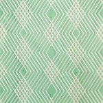 Osborne & Little PETIPA F6861-01 Soft mint green with cream geometric lines