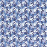 Osborne & Little CHRYSLER F6862-04 Cornflower blue, navy and white with periwinkle accents