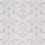 Nina Campbell MEREDITH NCF4241-02 Soft light grey and cream with white details