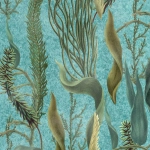 Mind The Gap AQUATIC PLANTS WP20716 AQUATIC PLANTS Aquamarine Wallpaper