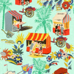 Mind The Gap CARRETTO DEL CIBO WP20834 CARRETTO DEL CIBO AZZURRO Wallpaper