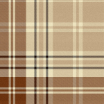 Mind The Gap CHESTERFIELD PLAID WP30080 Features shades of cappuccino brown, beige, and cream on a plaid pa...