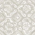 Mind The Gap CHIMNEY CAKE WP20799 A crisp blend of white and soft cream on an icing white background.