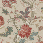 Today Interiors THURLEIGH CL70101 Beige, taupe,  peach coral, dusty blue, muted red