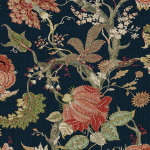 Today Interiors THURLEIGH CL70102 Midnight blue, olive, green, grey, brown, taupe, muted reds