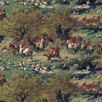 Today Interiors TAUNTON CL71502 Brown, beige, cream, green, dark blue, black. A more classic, sligh...