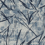 Today Interiors LUNETH EL20902 Ink. Dark and mid- blue with metallic sheen, tonal grey. This tone ...