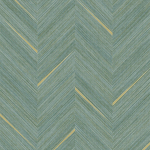 Today Interiors STRAND EN40304 Emerald, metallic gold highlights