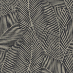 Today Interiors PAMPAS PALM EN41010 Charcoal, grey, taupe, soft metallic silver 