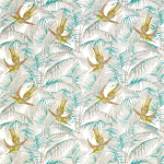 Matthew Williamson Sunbird Fabric F6533-01 Jade & Lemon