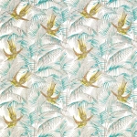 Osborne & Little Sunbird Fabric F6533-01 Jade & Lemon