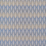 Osborne & Little Leaf Fall Fabric F6562-01 Navy/Sapphire/Linen