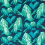 Osborne & Little Tropicana Fabric F6791-01 Emerald/Turquoise 
