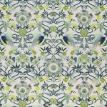 Osborne & Little Menagerie Fabric F6940-04 Kiwi/Mint