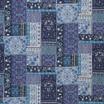 Osborne & Little Folklore Fabric F7121-03 Indigo