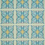 Osborne & Little Lyrebird Fabric F7123-01 Aqua