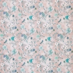 Osborne & Little Rosanna Trellis Fabric F7129-01 Blush/Aqua