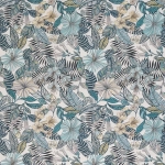 Osborne & Little Valldemossa F7240-02 Ivory/Sea Blue/Pebble