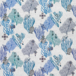 Osborne & Little Coralino F7244-03 Persian Blue/Sapphire/Silver