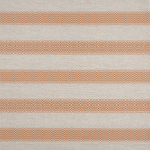 Osborne & Little HAMMOCK F7445-04 Terracotta orange and natural beige linen stripes