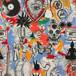 Mind The Gap FESTIVAL MEMORIES WP20613 Includes vibrant orange, scarlet red, sky blue, emerald green, must...