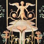 Mind The Gap Gardens of Pompeii WP20198 Black, Green, Red, Taupe
