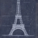 Mind The Gap Grand Eiffel WP20219 Blue, White
