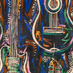 Mind The Gap HARMONY WP20614 Comprises forest green, cobalt blue, burnt orange, mustard yellow, ...