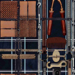 Mind The Gap HARNESSMAKER'S ATELIER WP20641 Grey, Brown, Indigo, Light Blue