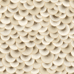 Jean Paul Gaultier ECAILLES 3327-01 Overlapping scale motifs in warm shades of ivory, sand, and champag...