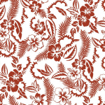 Jean Paul Gaultier JAMAIQUE 3338-02 Terracotta and cream: warm, earthy tones that bring a cozy, sophist...