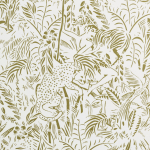 Jean Paul Gaultier KENYA  3343-02 White backdrop with a soft khaki-gold print, creating a warm, elega...